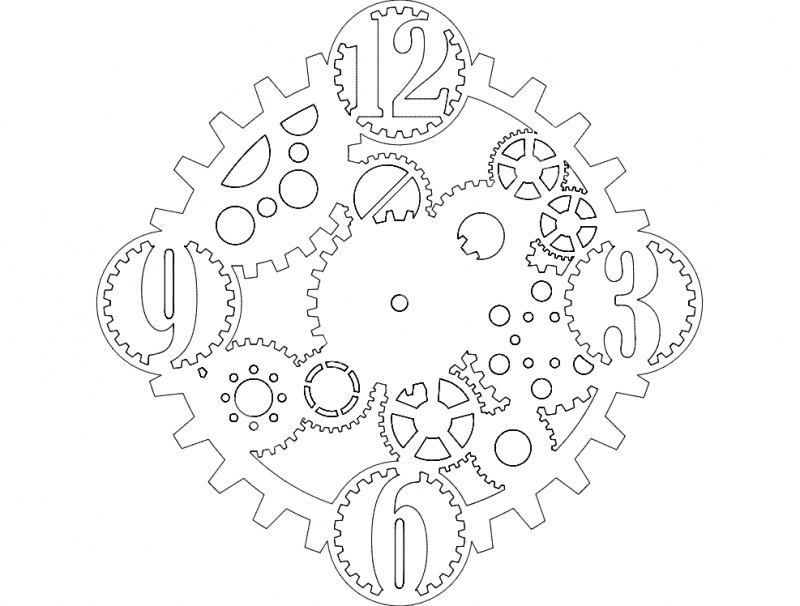 Dxf. Часы макет для лазерной резки. Чертежи для лазерной резки. Векторные чертежи для лазерной резки. Шестерёнка макет ЧПУ.